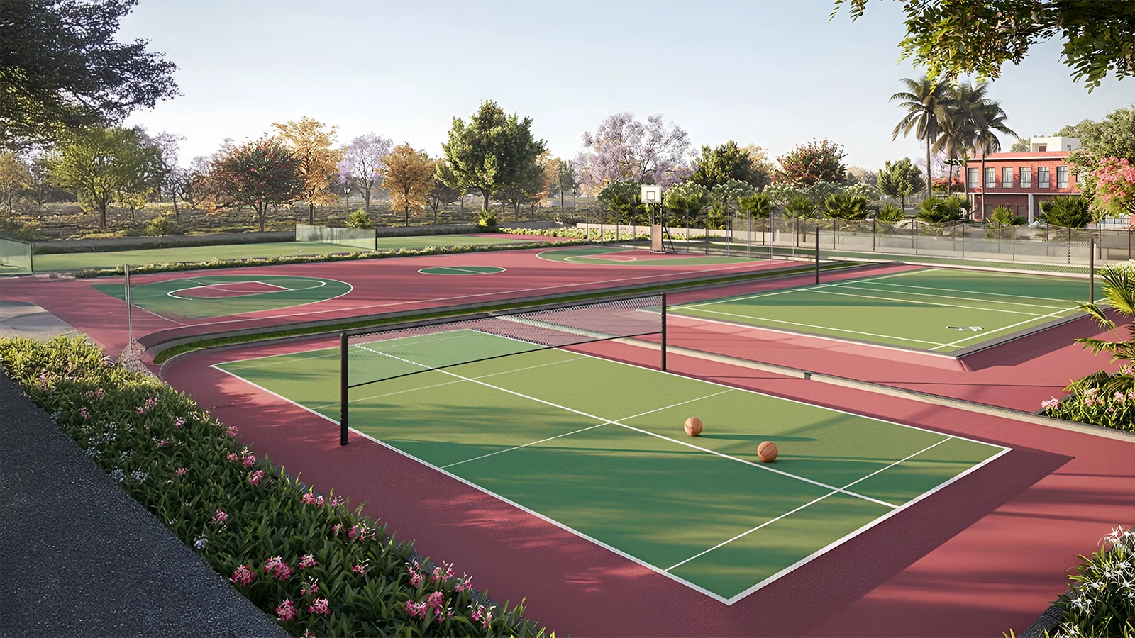 Century Season Plots In Devanhalli Bangalore multipurpose court